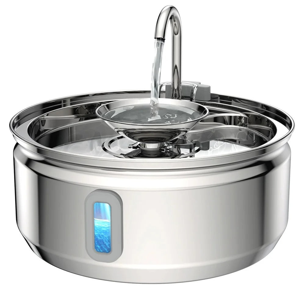 Fontaine Noä inox 3,2L chat et chien