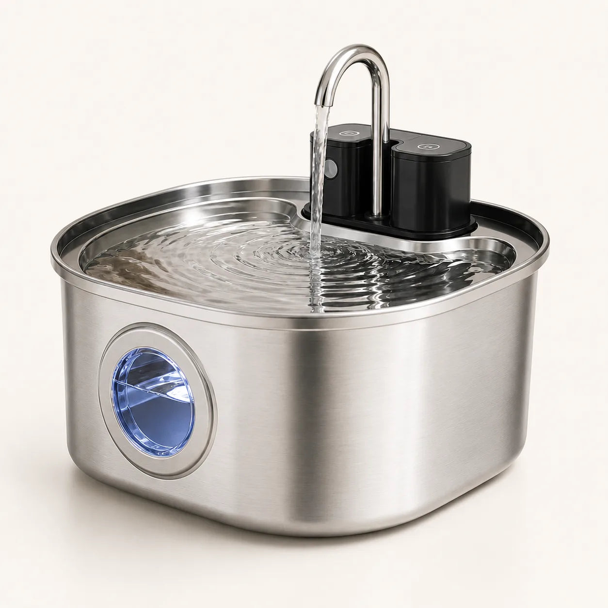Fontaine Noä inox bec robinet