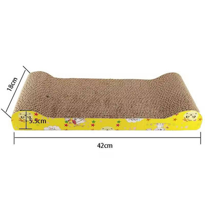 Noä Griffoir carton pour chat forme vague — Chaise longue